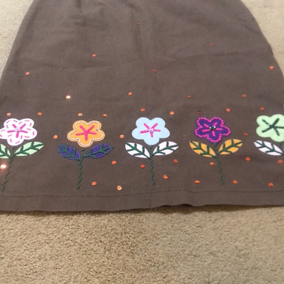 🌸NEW🌸 Moschino Cheap and Chic Vintage Rare Flower Sequin Skirt - Picture 14 of 16